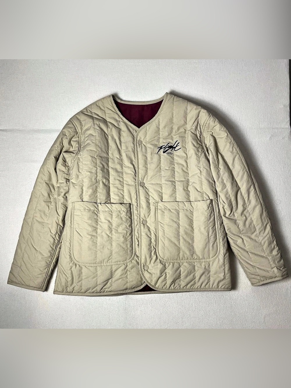 Nike Air Jordan Flight Heritage Liner Reversible Jacket DX4349-680 Mens M $250 N